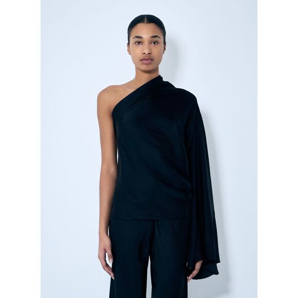 Rick Owens Women Satin One-Sleeve Top